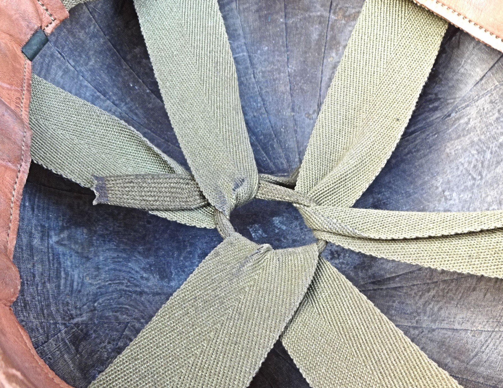 US WWII Hood Rubber Company M-1 Helmet Liner - Rarest of All M-1 Liners