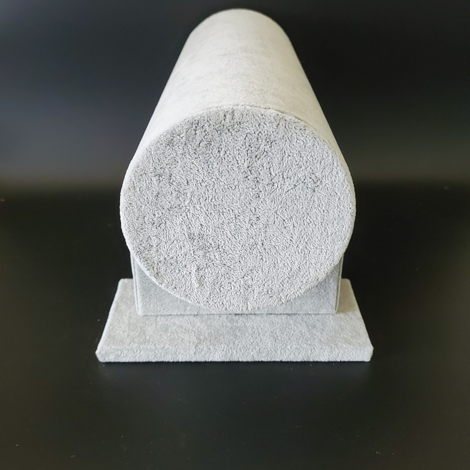 Large Soft Gray Velvet Headband Holder Display Organizer Stand