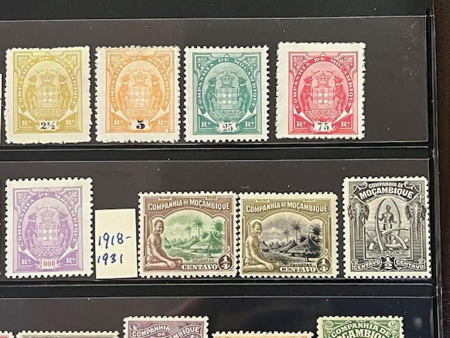 Mozambique Company 1892-1940 Nice Collection Mint Hinged in Stock Sheet 7A080S