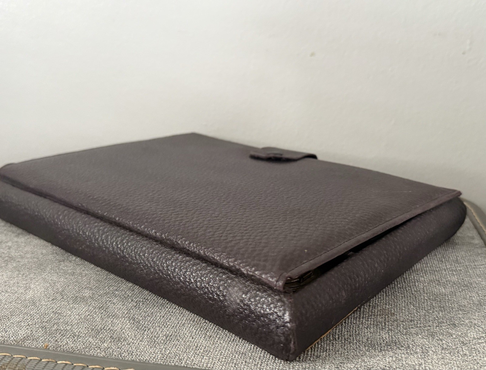 ANTIQUE TRAVELING WRITING DESK w/ 1908 Franklin Co. CHI Calendar & 1908 Document