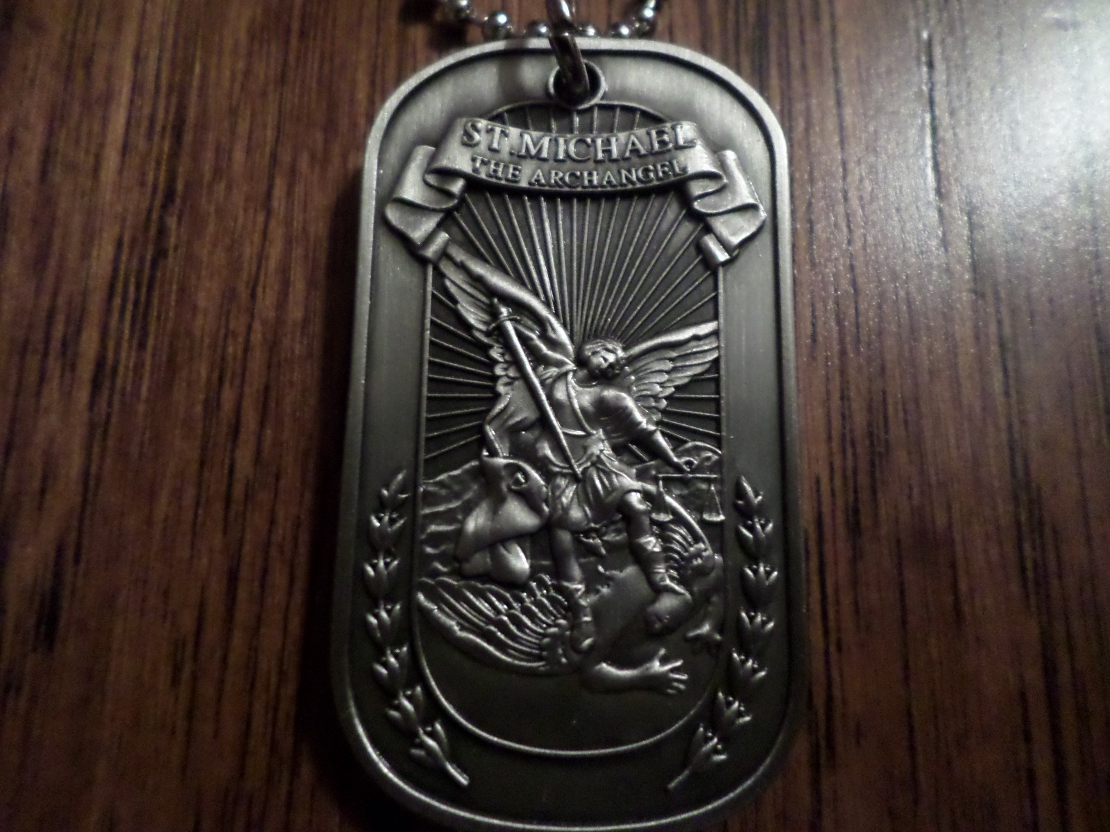 ST. MICHAEL ARCHANGEL RELIGIOUS DOG TAG MARINE CORPS ARMY NAVY AIR FORCE