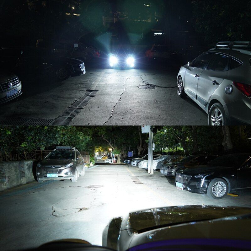 4-Sides H11 LED Headlight Kit Low Beam Bulb Super Bright 6500K White 1000000LM