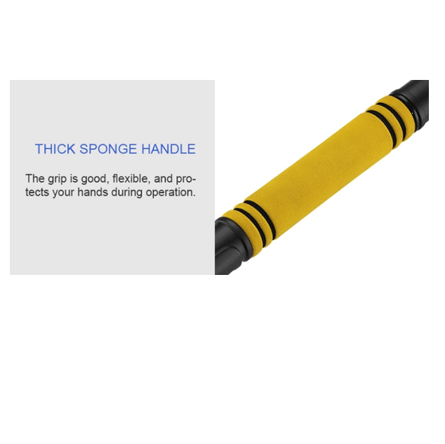 Extendable Snow Brush and Ice Scraper 2 n-1 Design, Scratch Free - Adduns