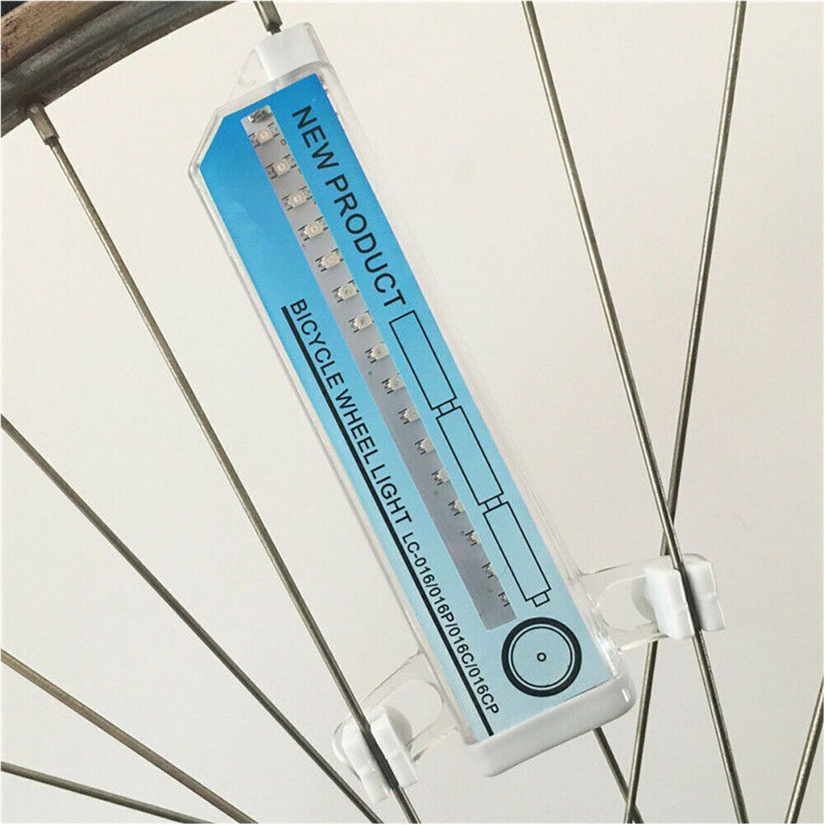 Bicycle Bike Wheel Lights Multicolor in 32 LED String Fits any Spoke Rim Tires