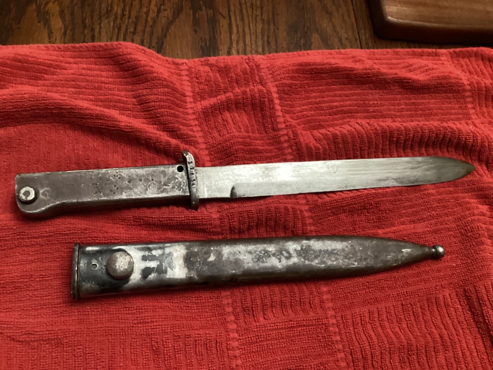 German Bavarian WWI Ersatz Bayonet Used Military Collectible