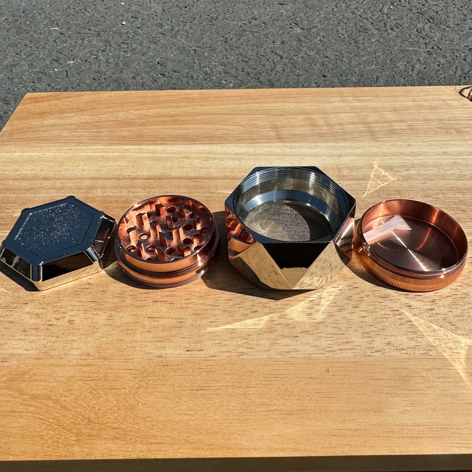 Hexagon Herb Grinder Spice Crusher