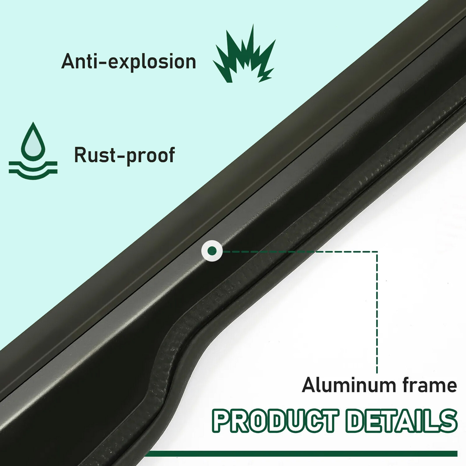 Full Glass Windshield Aluminum Frame For 20-24 Polaris RZR Pro XP 2 and 4 seat