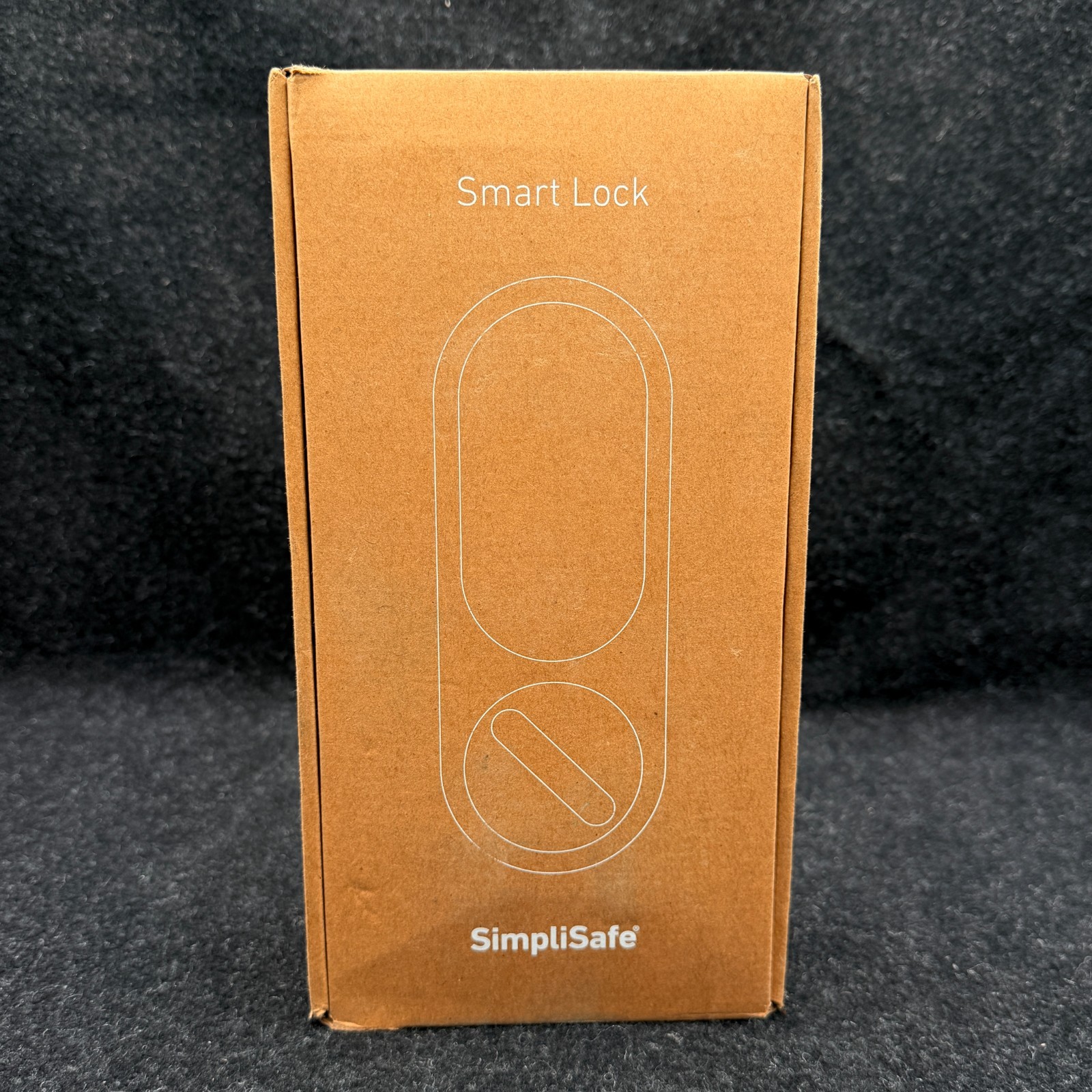 SimpliSafe Smart Door Lock with PIN Keypad (WHITE) w Black Keypad SSLK1