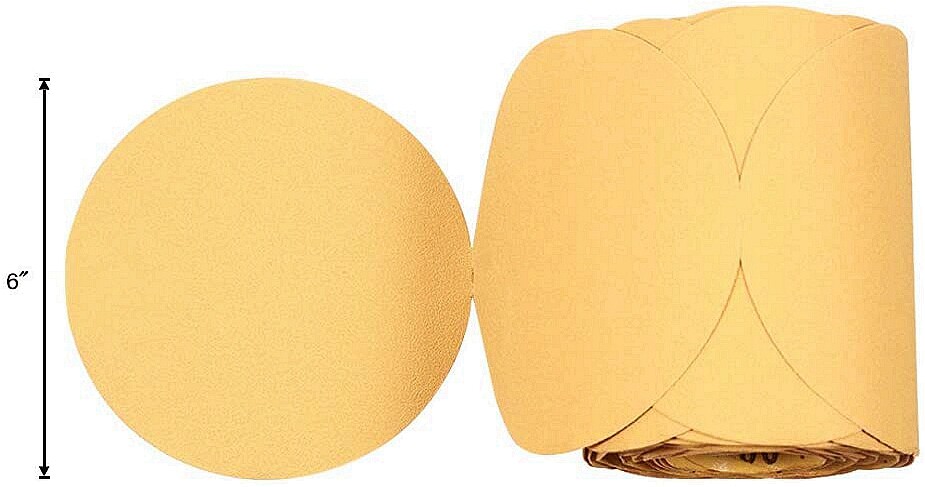 Sanding disc,Sandpaper Roll, Adhesive,PSA Sticky Back, 5" or 6", Grit 40 - 800
