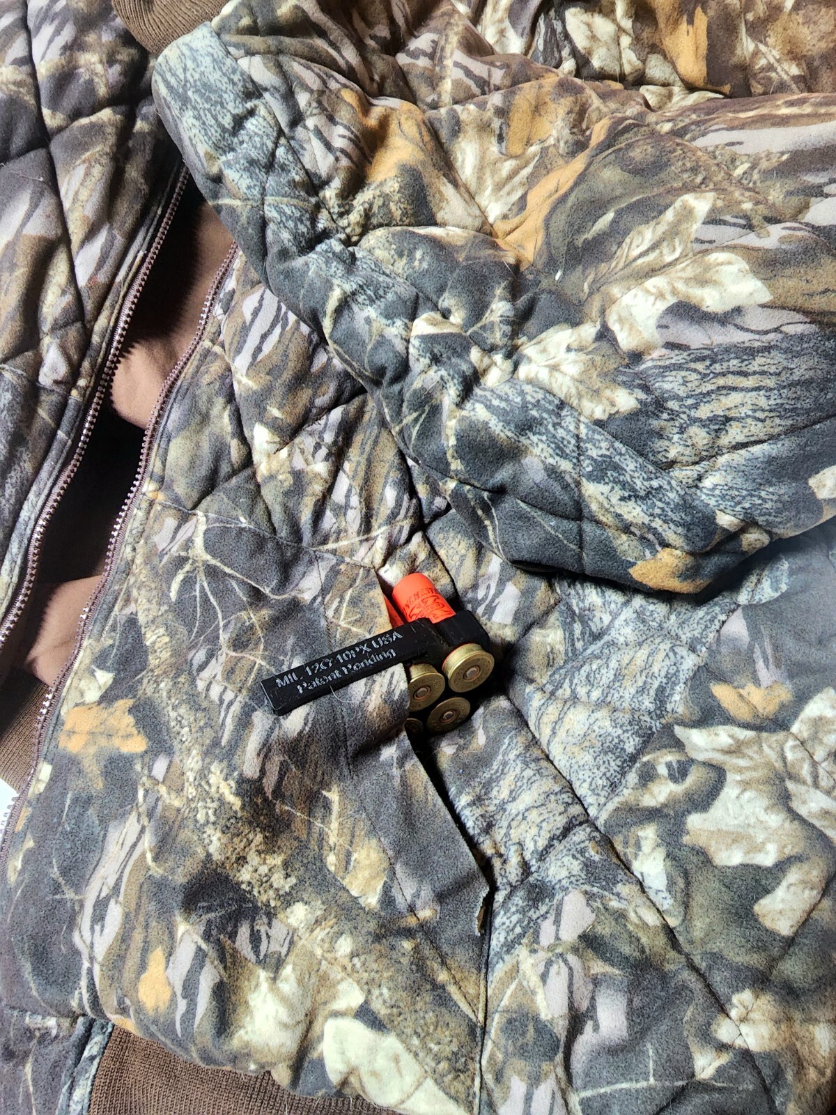 10 Shell Hard-Case Bandolier, Shotgun Shell Holder, Ammo Carrier, 12 Gauge