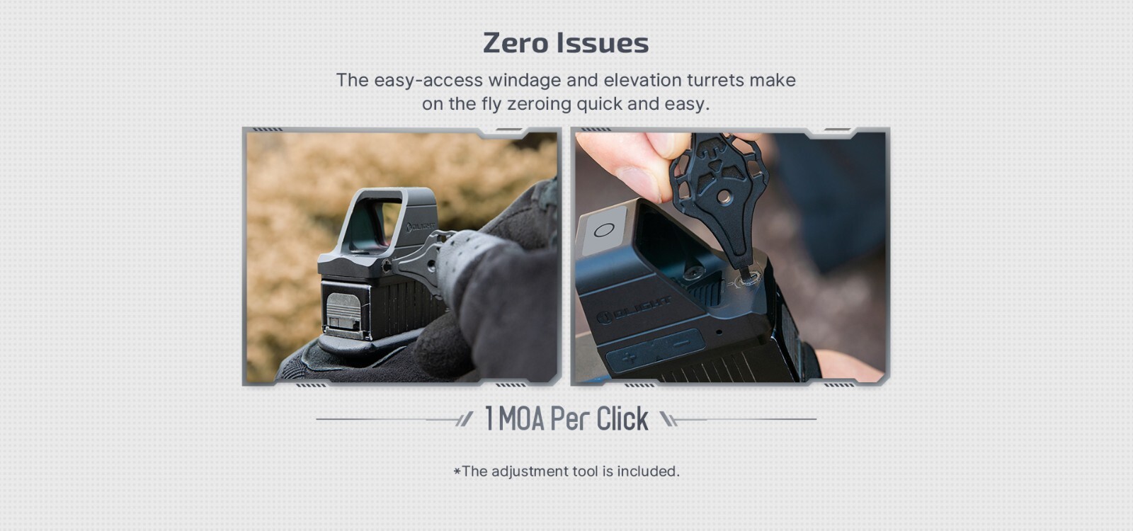 Olight Osight Red - See the Power, 3 MOA, 1st Magnetic Charging Cover