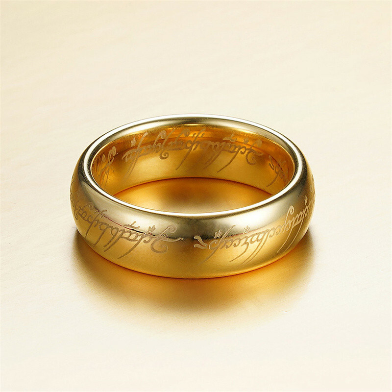 Lord of the Rings The One Ring Tungsten Jewelry Collection Best Gift