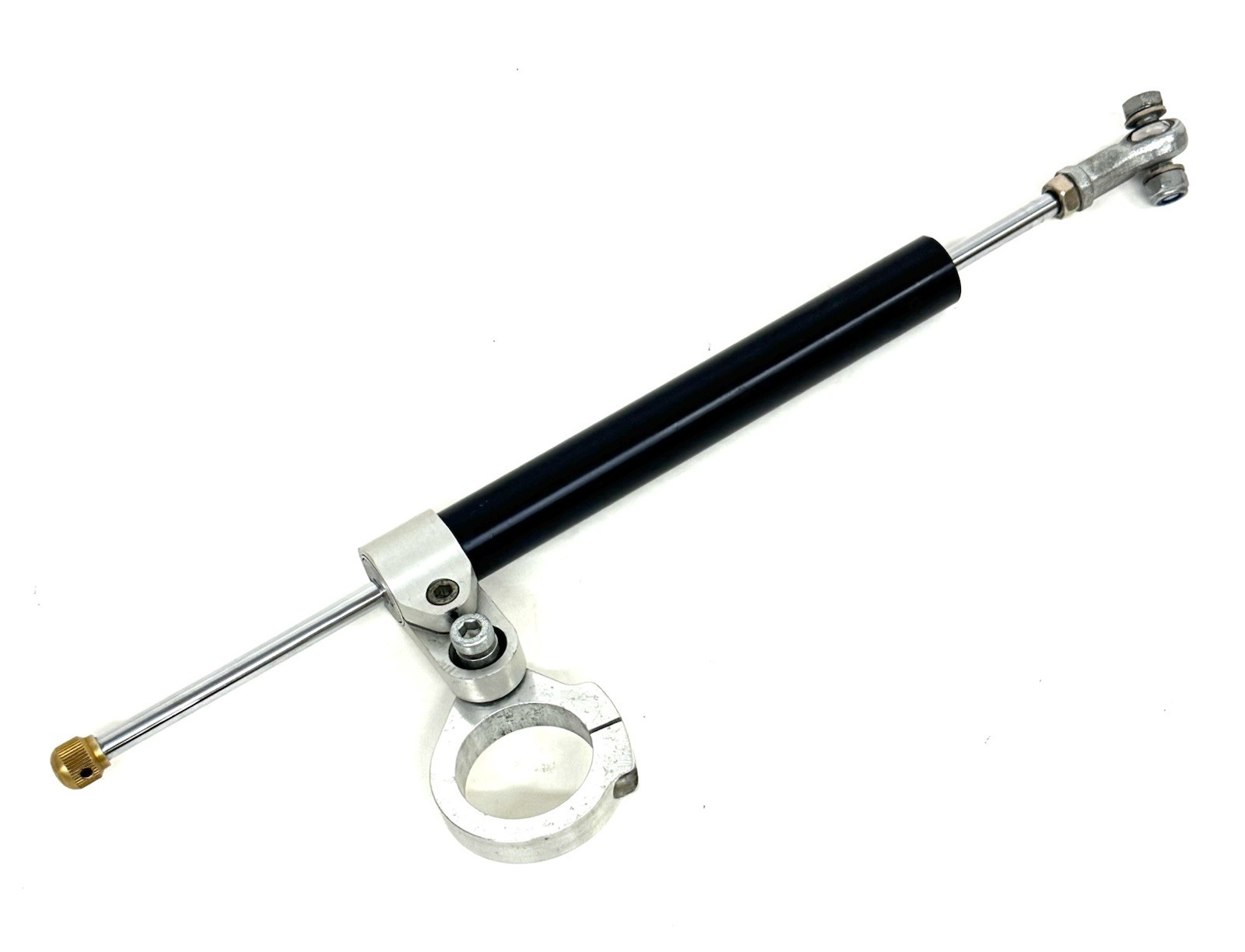 GCB / CERIANI STEERING STABILIZER DAMPER & 41MM FORK CLAMP FOR CUSTOM HARLEY