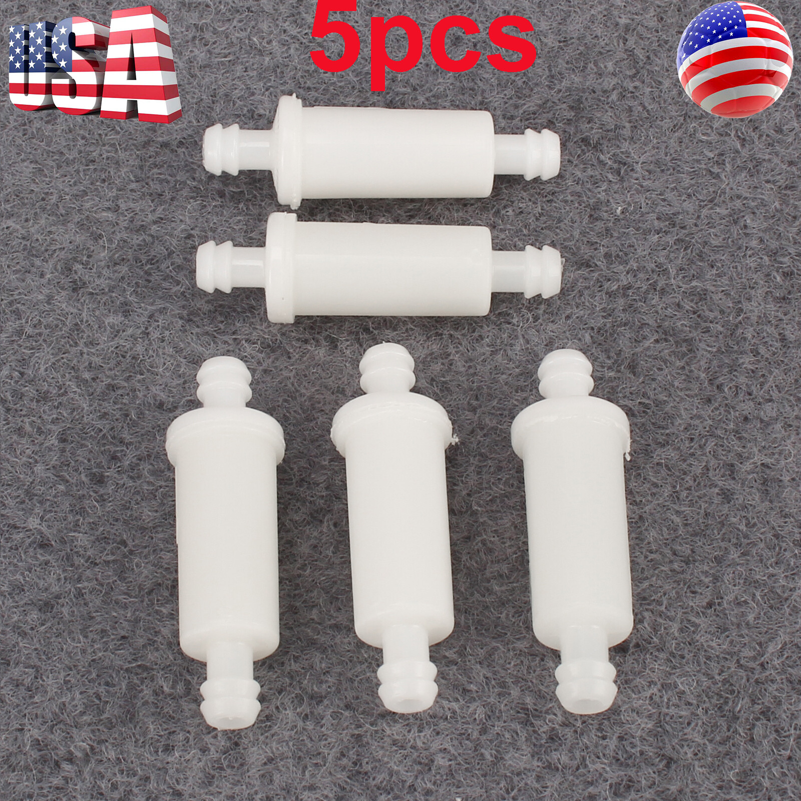 For Polaris In-Line Oil Filter ATV Sportsman Magnum Snowmobile Ranger 5pcs NEW