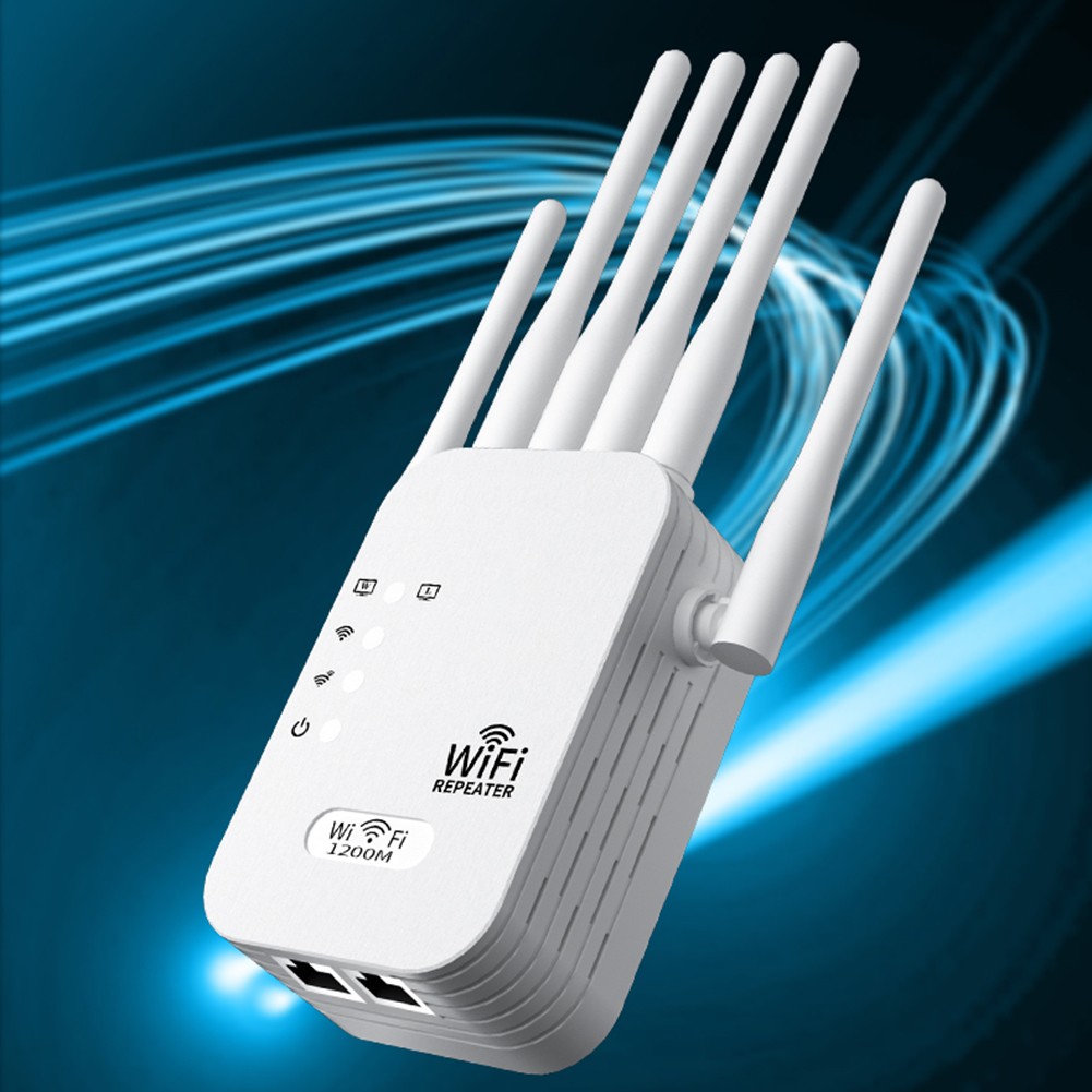 Signal Extender 5G High-Speed Expansion 6 External Antenna WiFi Booster Signal