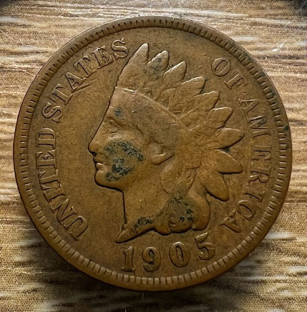 1905 Indian Head Cent - Actual Coin Shown - Free Shipping & Tracking INV#103