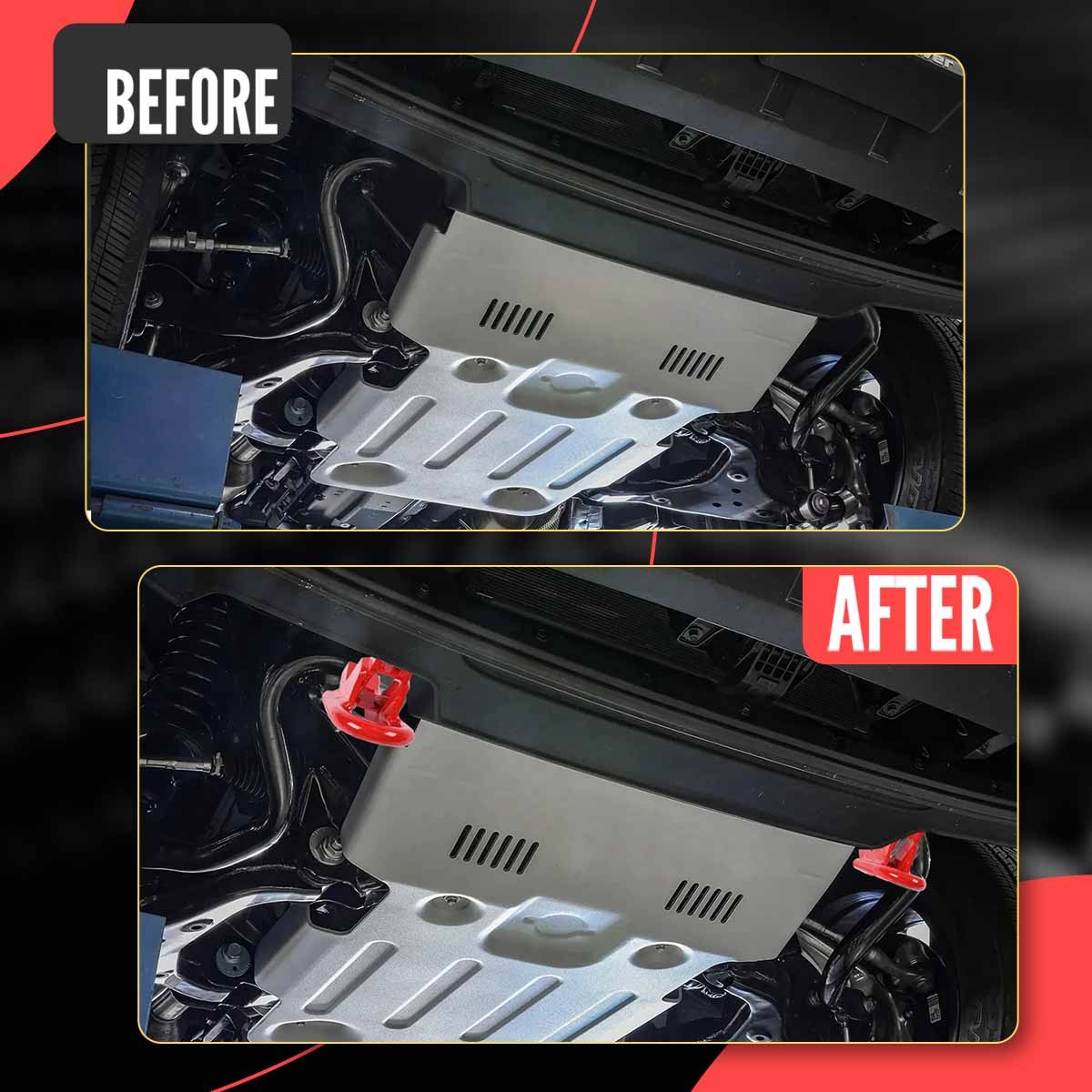 Pair Steel Front Recovery Tow Hook For Toyota Tundra TRD 2022-2026 450-72T001-R