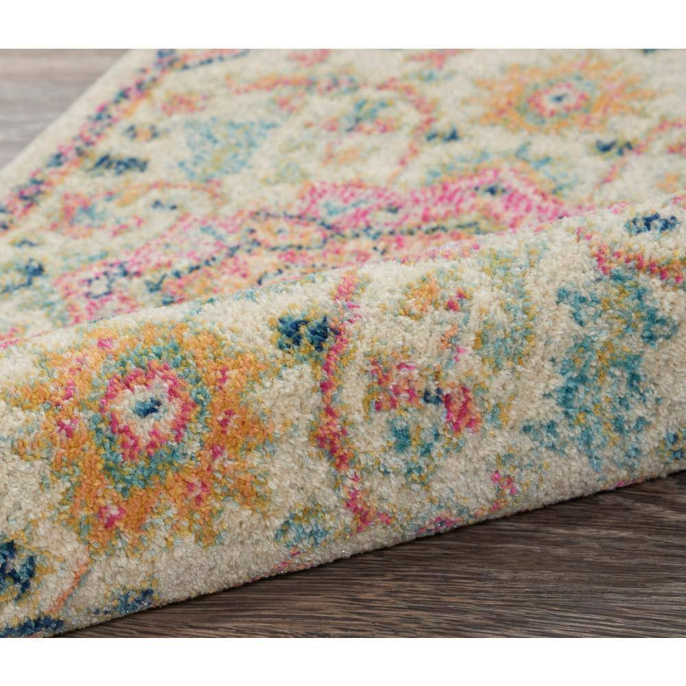 Passion Ivory/Pink Doormat 2 Ft. X 3 Ft. Persian Modern Transitional Kitchen Are