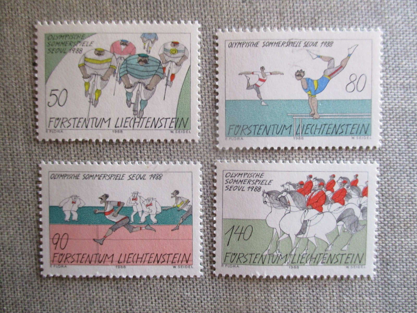 Liechtenstein, Scott# 888-891, MNH