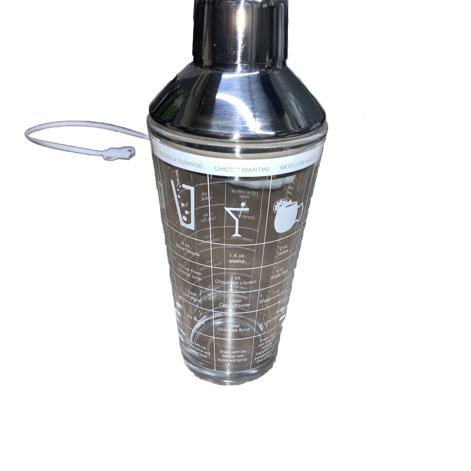 400ml Cocktail Shaker High Strength Durable Transparent Cocktail Shaker Making