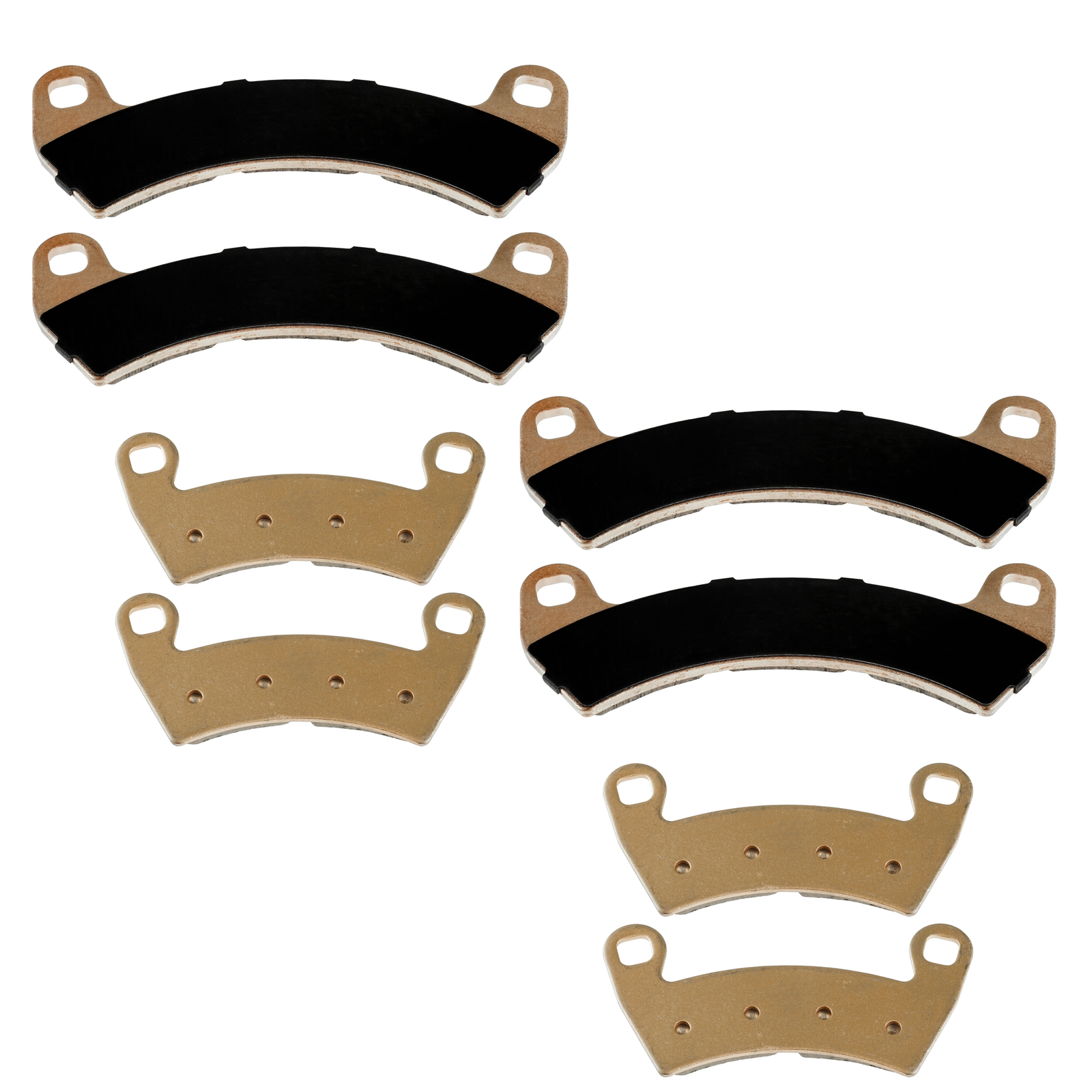 Front and Rear Brake Pads for Polaris RZR XP Turbo / RZR XP 4 Turbo 2016 - 2021