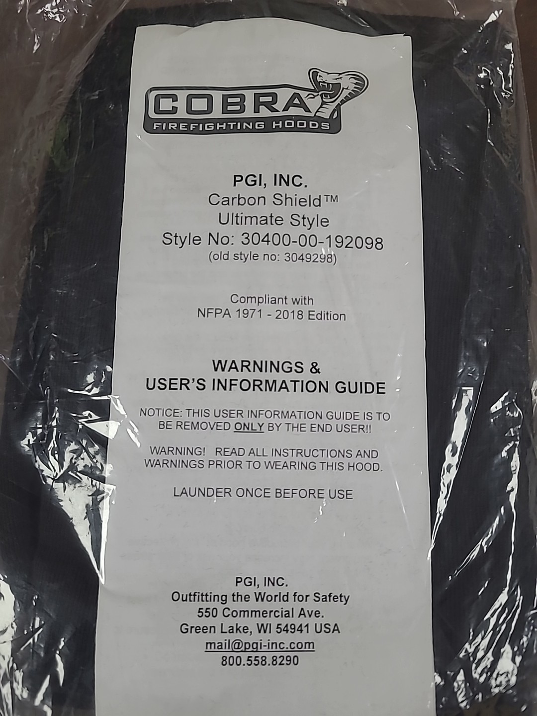Cobra Firefighting Hoods