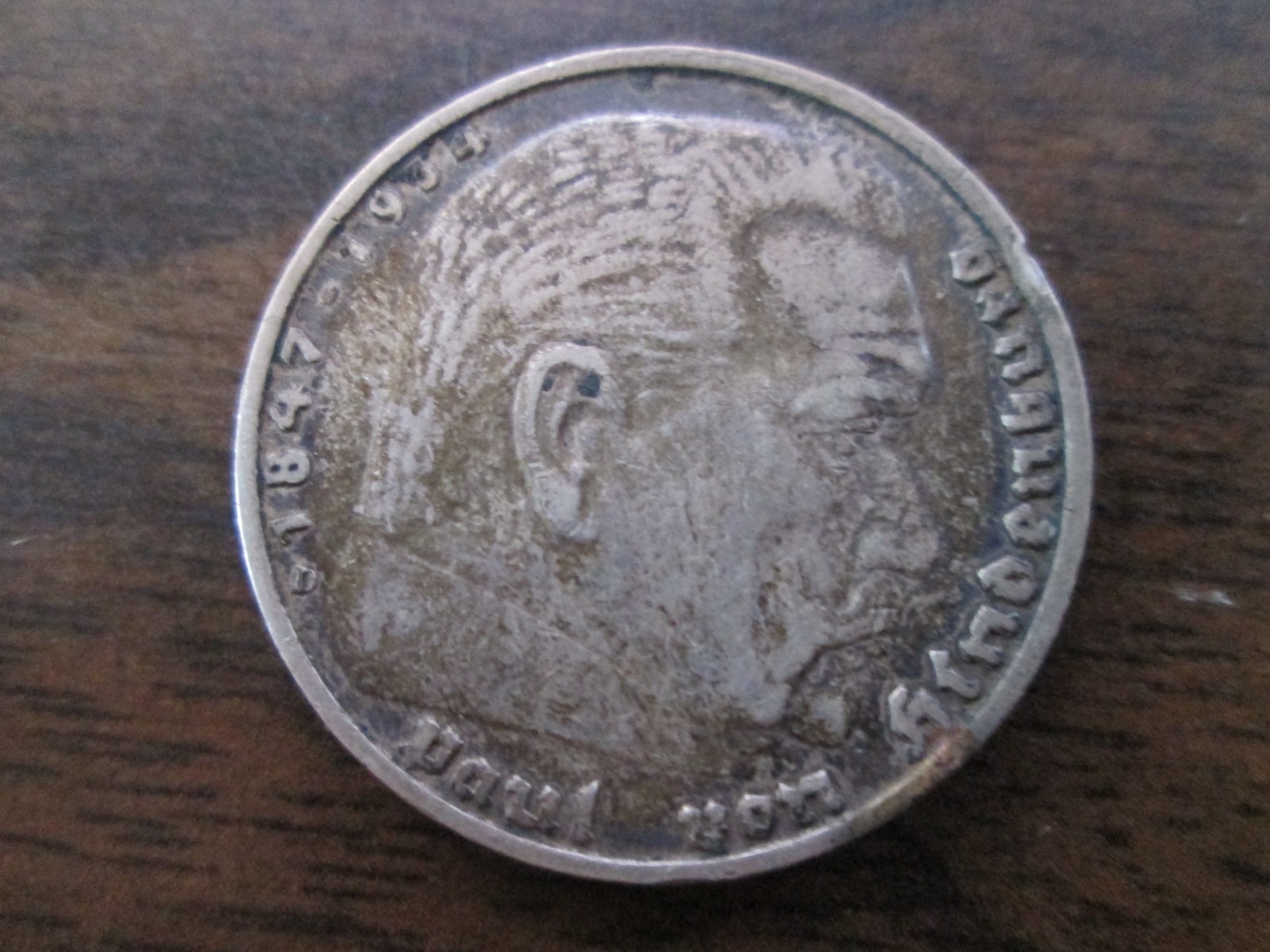 1936 Germany Third Reich 5 Reichsmark Silver Coin