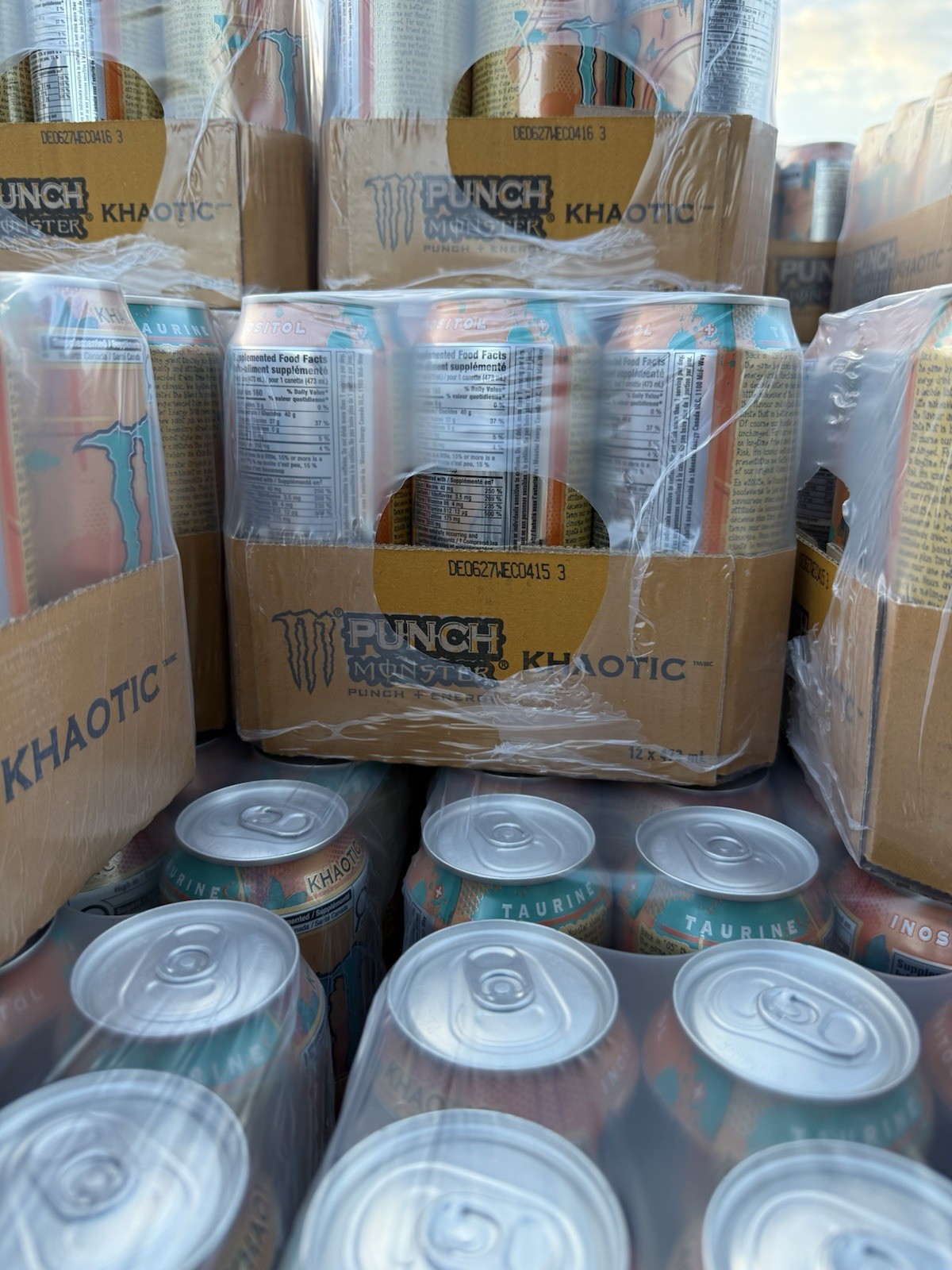 12 Pack Monster Energy Khaotic 12x 473ml Khaotic