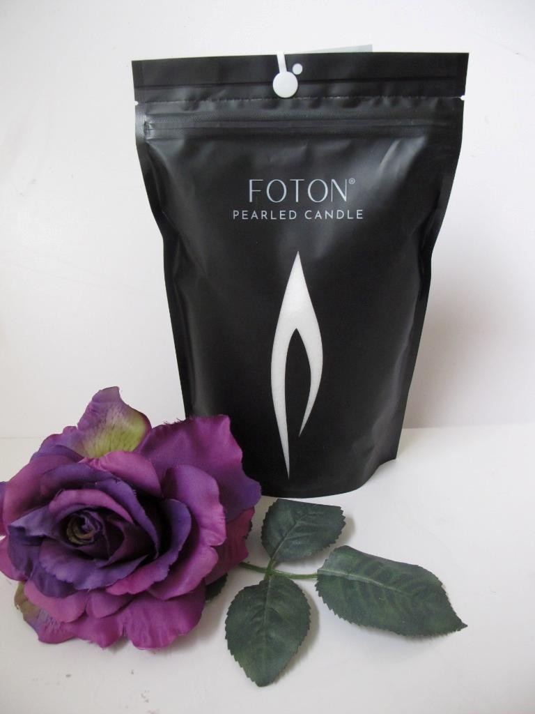 NEW Foton Pearled Candle Refill Beads 16 Oz Lavendar Love Scented + 30 wicks