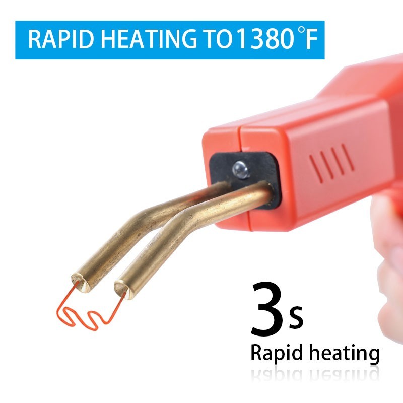 Plastic Welder Kit Soldering Hot Stapler Bumper Repair Welding Gun 1200 Staples