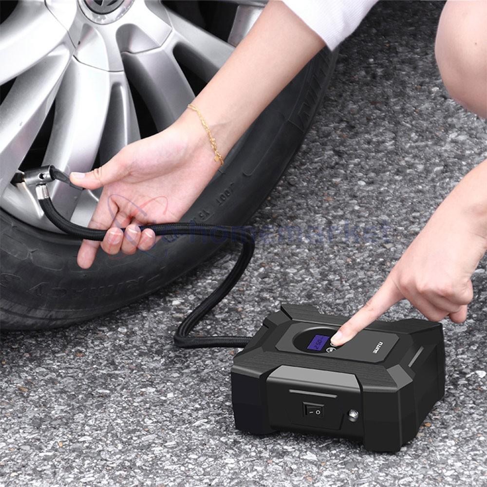 Car Air Tire Pump Inflator Portable Compressor Digital Electric Auto 150PSI 12V
