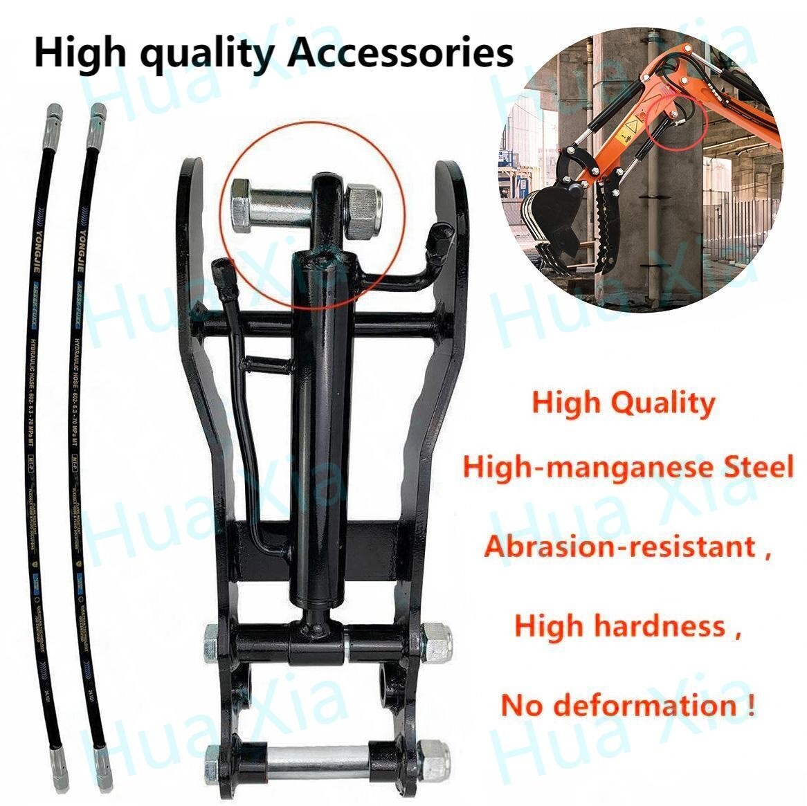 TYPHON NEW Hydraulic Thumb Clip Attachment ，For Mini Excavators