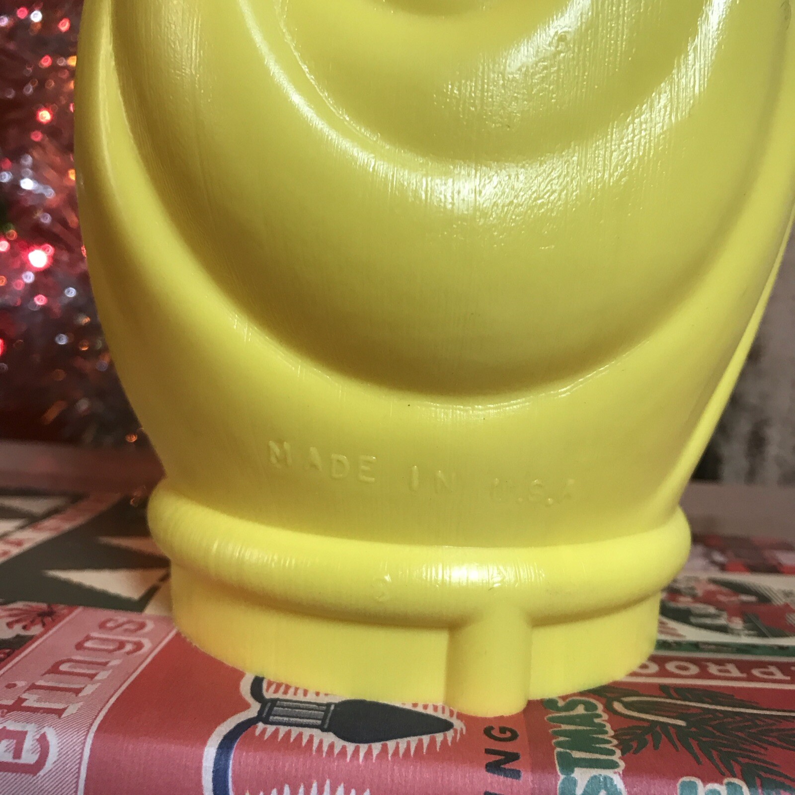 Blow Mold Flame Top For Vintage General Foam Christmas Candle New Stock