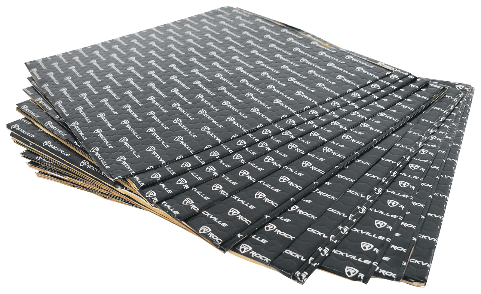 Rockville RockMat 50-25 50 Sq Ft 2.5MM 100 MIL Sound Vibration Deadener Car Kit