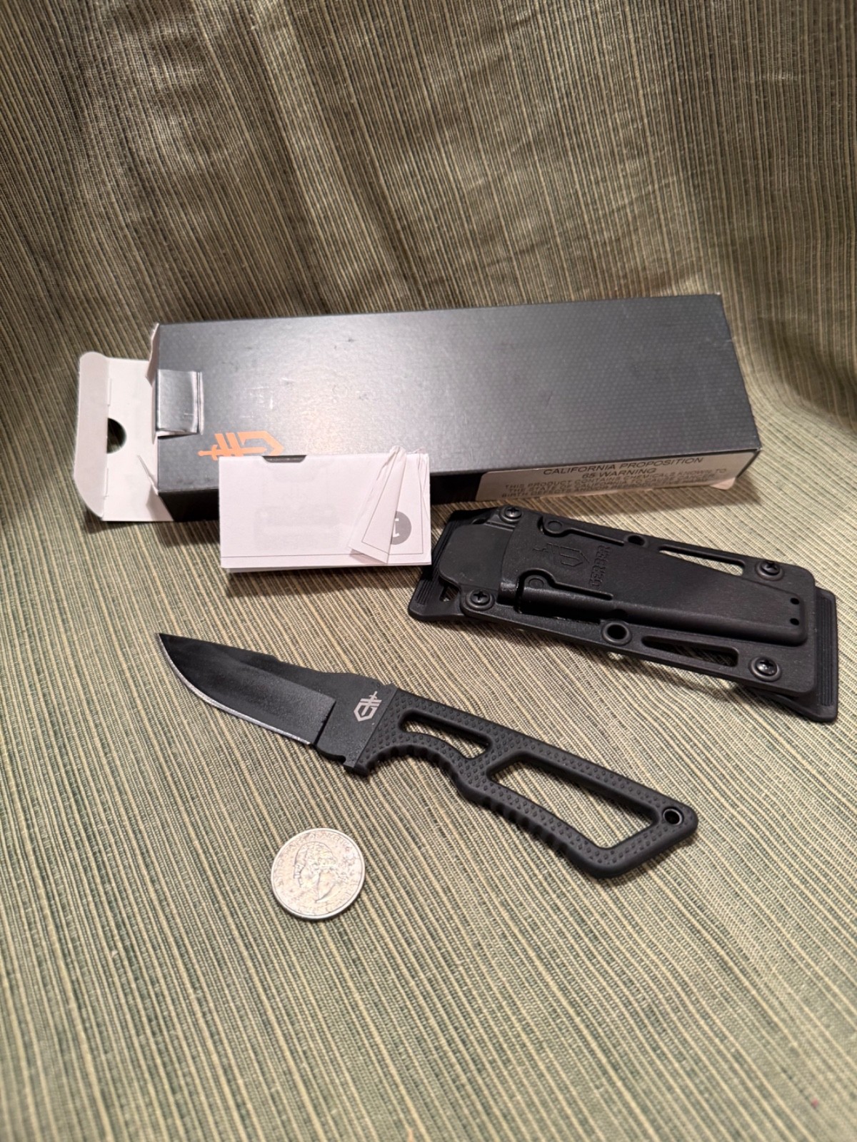 Gerber Ghost Strike Discontinued Tactical/Boot Knife Made In USA Ghoststrike