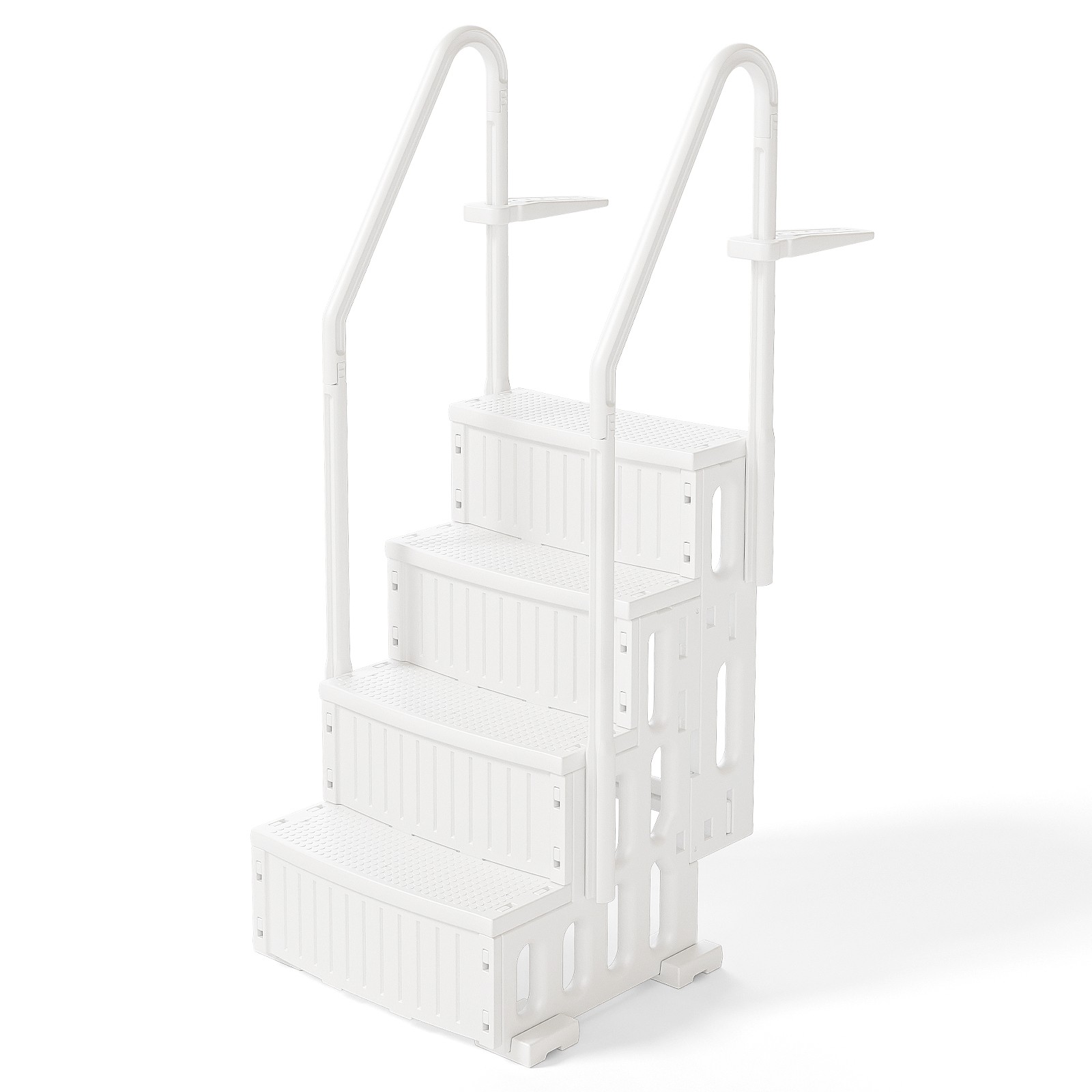 4 Steps Swimming Pool Ladder, Heavy Duty Step for Indoor Outdoor Garden Pool