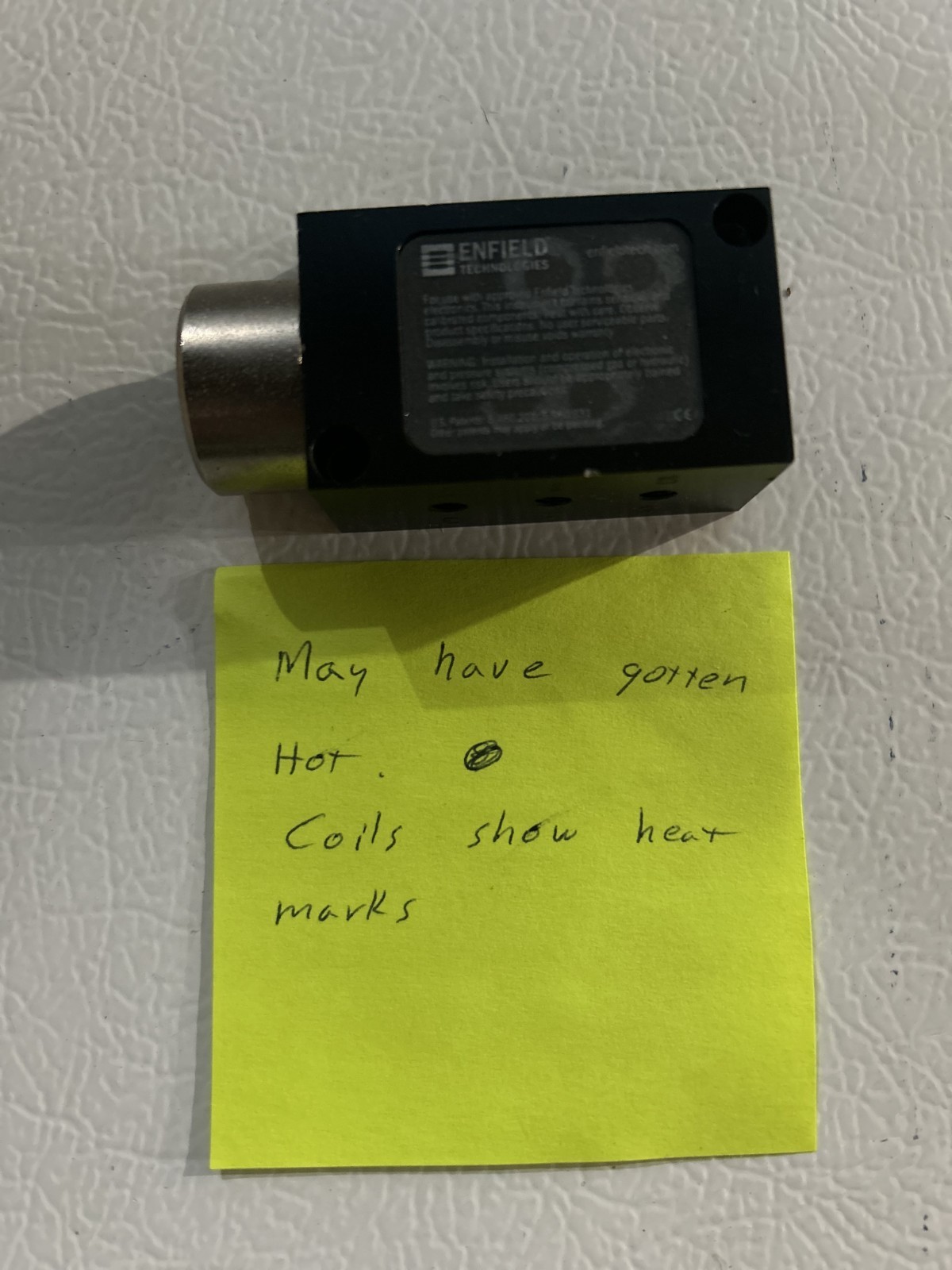 ENFIELD PROPORTIONAL DIRECTIONAL VALVE LS-V05s SN#37995 may have gotten HOT