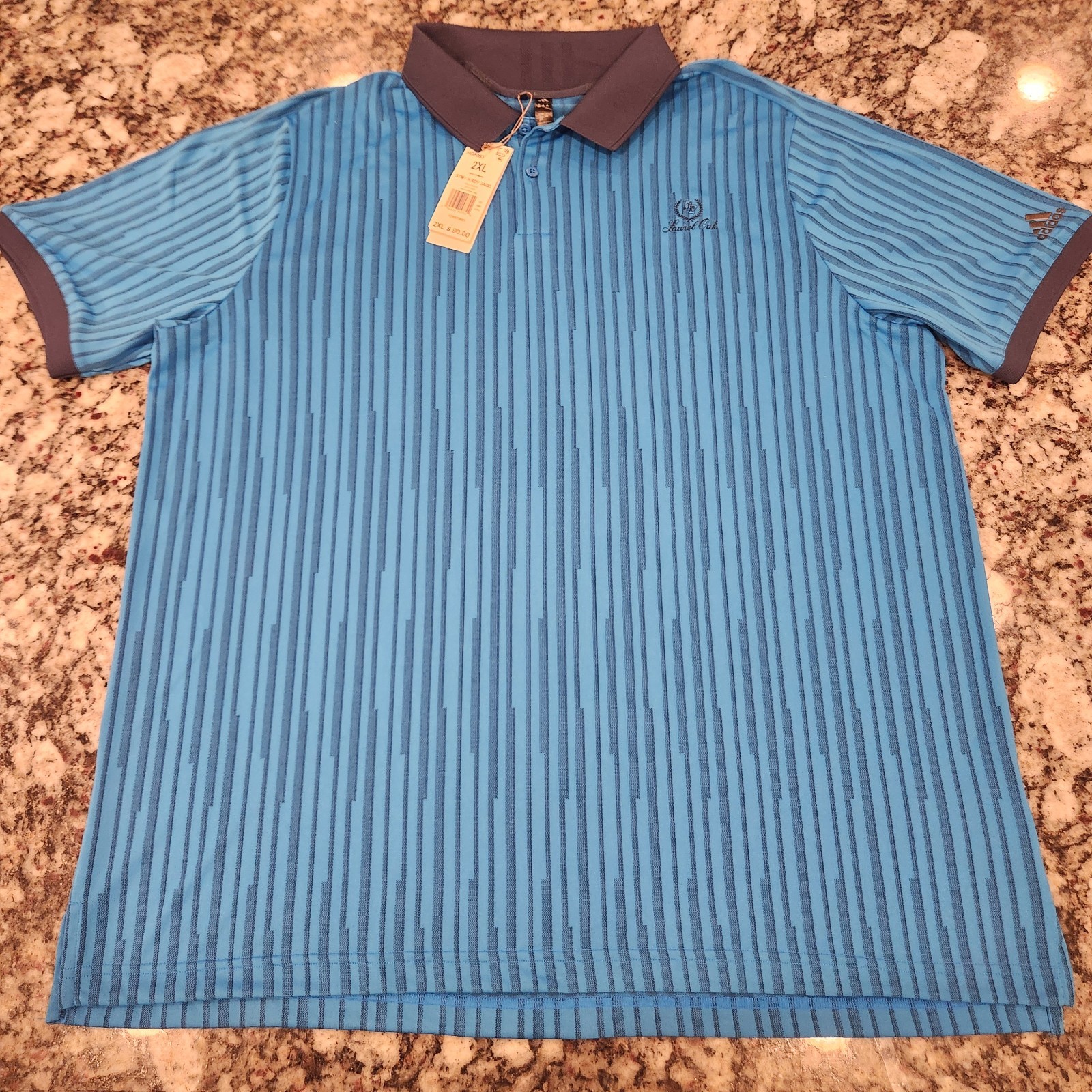 Adidas Laurel Oak G.C. HEAT.RDY Jacquard Golf Polo Shirt 2XL