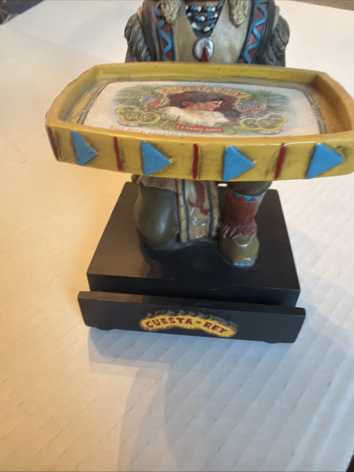 CUESTA REY LIMITED EDITION CHIEF COPPER PENNY COLLECTIBLE CIGAR STORE INDIAN