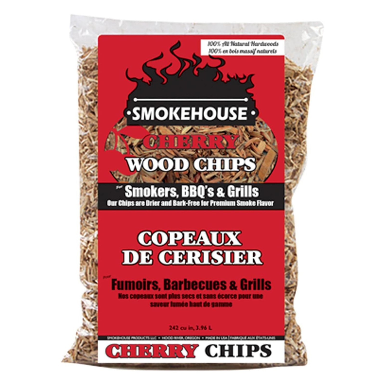 Smokehouse Cherry Fine Wood Chips, All Natural Premium Smoke Flavor, 12 pack
