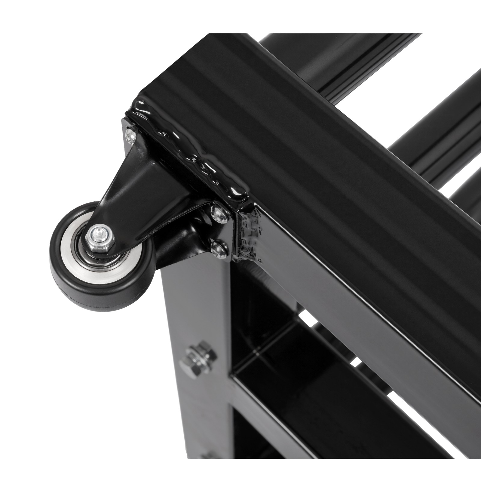 Vinyl Cart Mobile Media Rack 16 Roll Capacity Heavy Duty Digital Media Storage