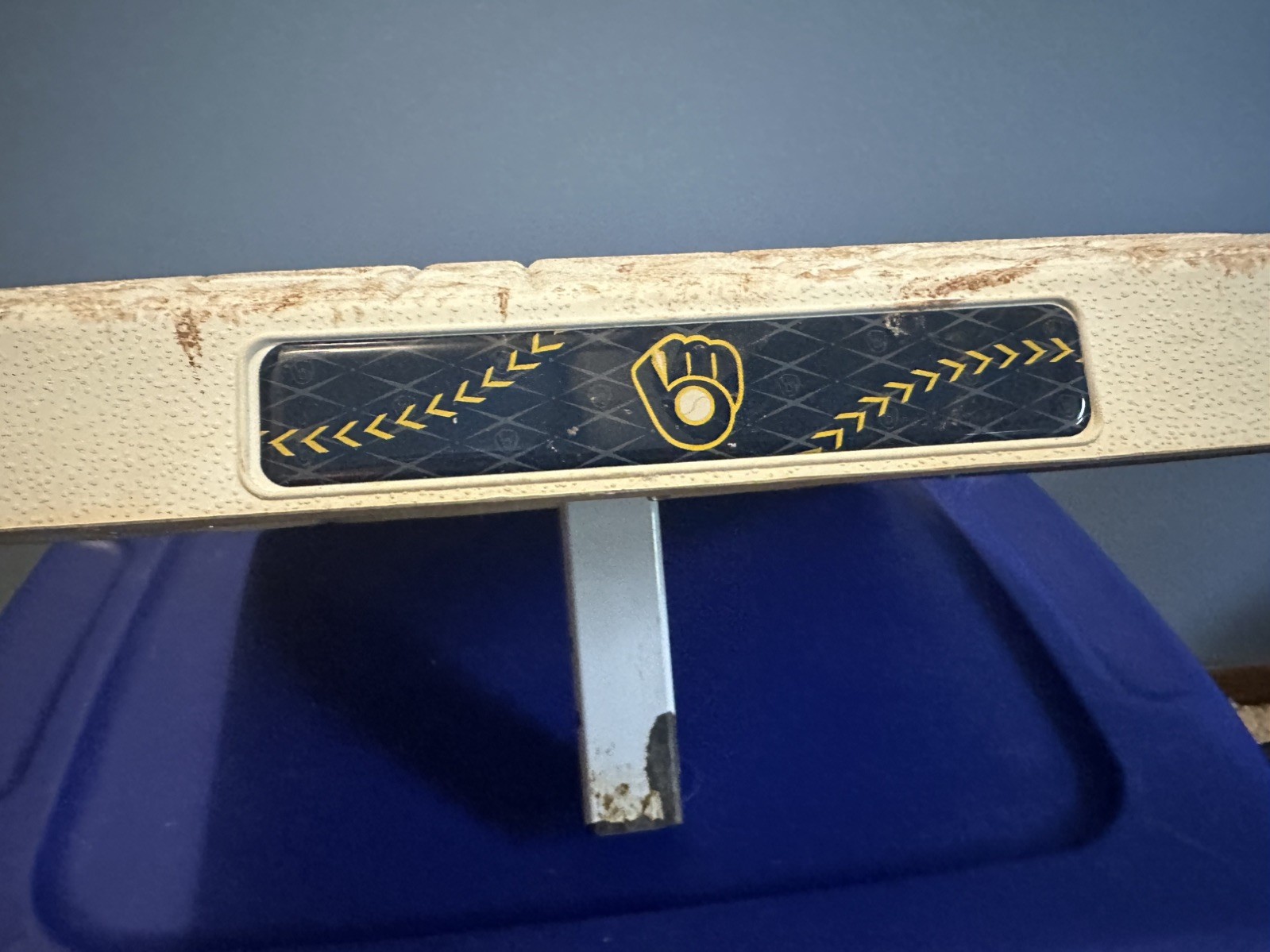Milwaukee Brewers Game Used Base vs Detroit Tigers 1st Base: INN 1-9 9/30/18 MLB