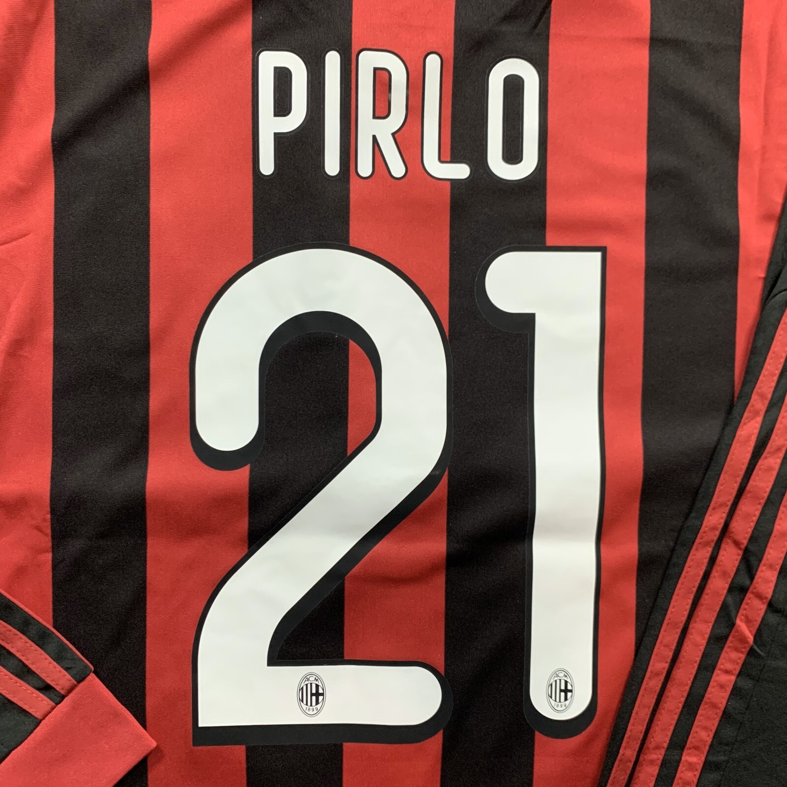 Pirlo AC Milan 2009/2010 Long Sleeve Jersey - Retro Jersey - Mens Sizes