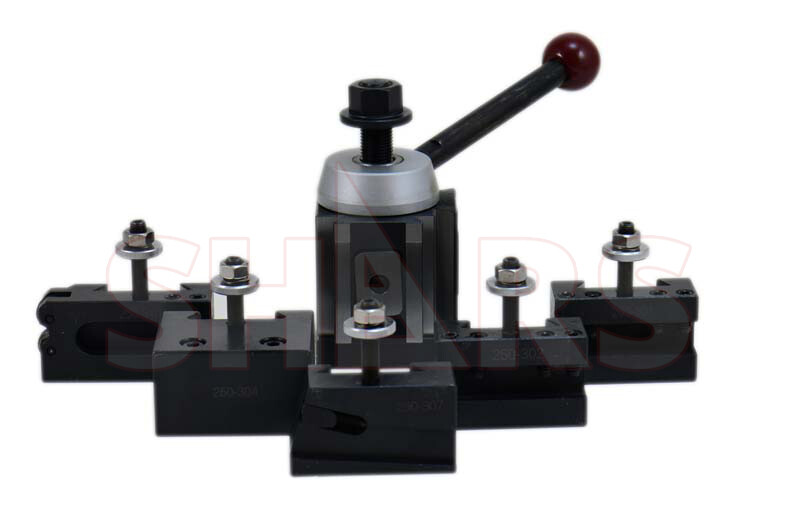 Shars 13-18" CNC CXA Piston Quick Change Tool Post Set 250-300 + Certificate R}