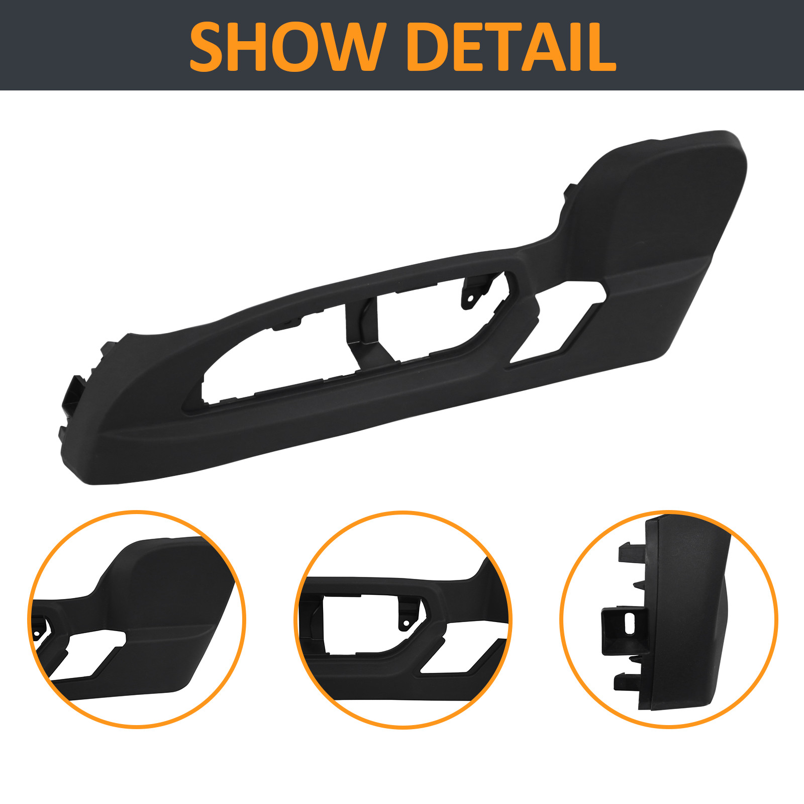 For 2009-17 GMC Acadia Chevy Traverse Driver Seat Track Cover Switch Bezel Trim