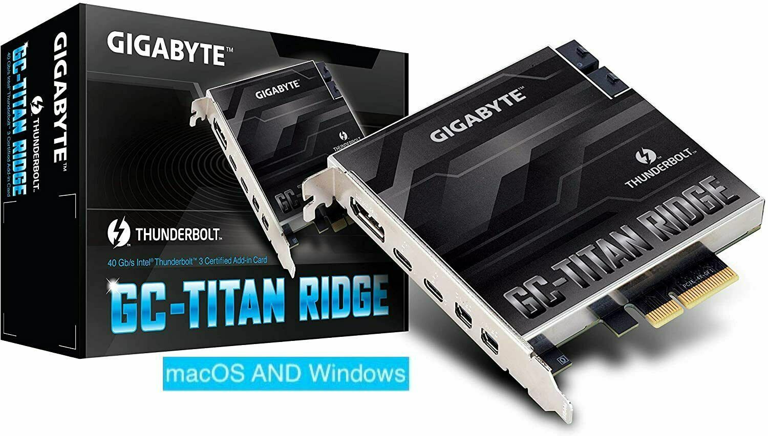 Gigabyte Titan Ridge Thunderbolt 3 FLASH SERVICE for Apple Mac Pro or Hackintosh