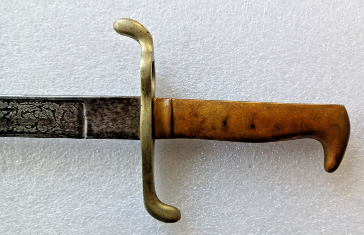 WWI Imperial German Dress Bayonet M1871 Style WKC Solingen Etched Unit Marked