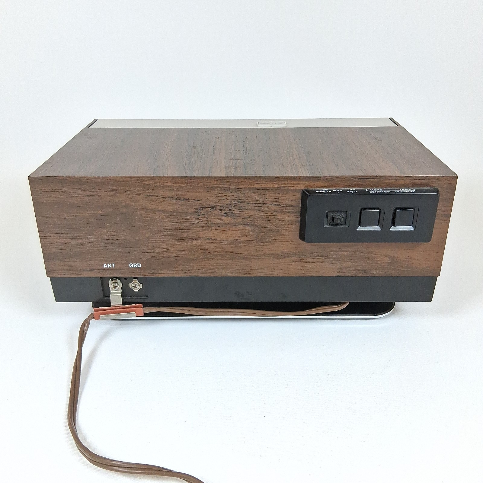 Vintage Zenith Circle of Sound Clock Radio K472W Solid State Tested