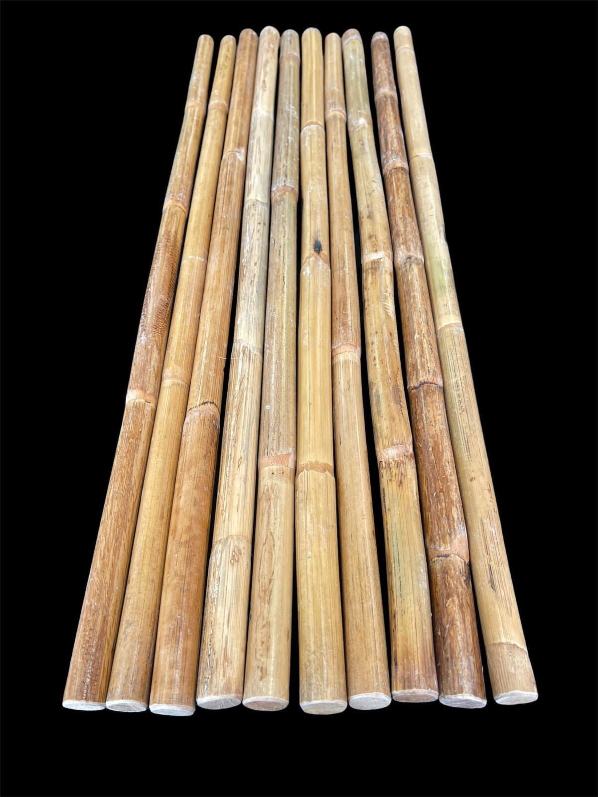 Escrima Kali Arnis Multi Node Sticks Plain Rattan W/skin 28” 10 Sticks (5 pair)