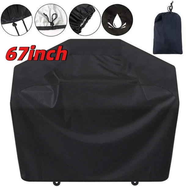 BBQ Gas Grill Cover 67 Inch Barbecue Waterproof Outdoor Heavy Duty UV Protection